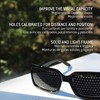 NATURALIGHT Rasterbrille/Lochbrille für Augentraining - Modell Kunzite – Bifokales Raster