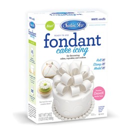 Satin Ice Fondant, White, 24 Ounce