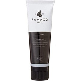 Famako 26001 Men's Tube-Type Leather Cream, Recoloring, Glossy Cream, bordeaux, Free Size