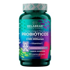 Solanum Probióticos 100 Gom Con Probióticos + Vitamina C Sabor Manzana