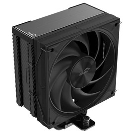SAMA A40 Balck CPU Air Cooler – 4 Direct-Touch Heat Pipes | 120mm PWM Guide Ring Fan, 240W TDP | Intel LGA 115X/1200/1700/1851 & AMD AM4/AM5 | Compact, Quiet Cooling – Black