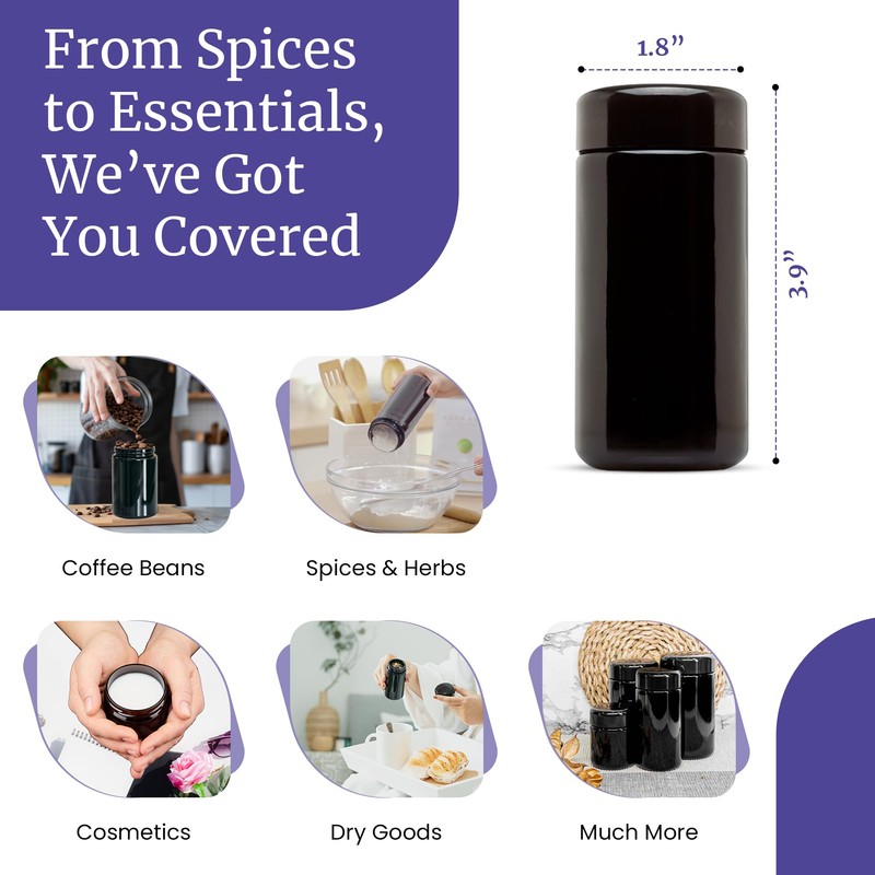 Infinity Jars Tall Screw Top Jar 100 Ml (3.3 fl