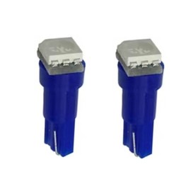 CUSMME 10-Pack T5 LED Bulb, Blue 74 73 2723 70 37 2721 Wedge Led Bulb Light,PC74 1 SMD Twist Sockets Replacement Dash Dashboard Lights Instrument Panel Cluster LED Lamps