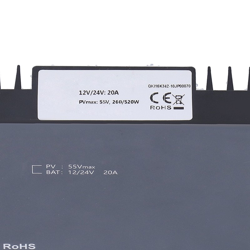 Solar Controller MPPT Regulator Auto Tracking Focus Waterproof with Bluetooth