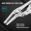 DURATECH 6-1/2Inch Long Nose Locking Pliers, Premium Cr-V Construction, Long