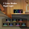 HERMIC Alarm Clock, Digital Alarm Clock Bedside for Kids Mains