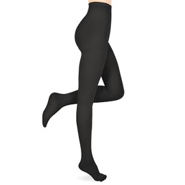 Wegitcs Medical Compression Stockings for Women 20-30mmhg, Reinforced Support Comfortable Compression Hose Pantyhose, Compression Tights Socks Women(M, Black*1)