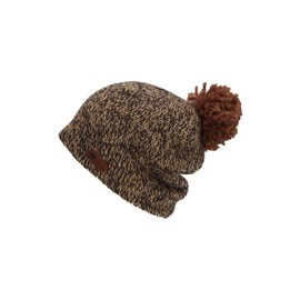 Sterntaler Boys' Beanie Bobble Hat, dark brown