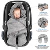 ZAMBOO Winter Baby Car Seat Wrap Blanket with Legs and