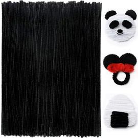 Pipe Cleaners for Crafts (Black)