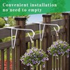 moonoom 4 Pcs Adjustable Vinyl Fence Hooks, Patio Hangers Decorative