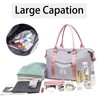 Gym Bag with Wet Pocket, Travel Duffel Bag for Sports