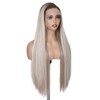 FAVE 13x4 HD Lace Front Wig 28" Ombre Wig Ash