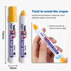 Sipa Permanent Solid Paint Markers, Twist Long-Lasting Paint Pens for