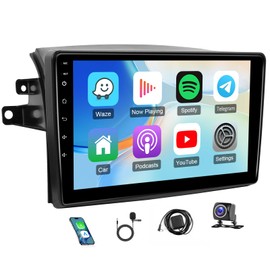 Car Radio Stereo for Toyota Sienna 2004 2005 2006 2007 2008 2009 2010, Android 11 2G+32G Wireless Carplay Android Auto, 9 inch Touchscreen,GPS,FM,Backup Camera (Without J.B.L & Large Screen(2G+32G))
