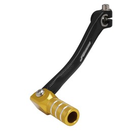 JFG Motorcycle Foot Shift Pedal Change Pedal Aluminum Anti-slip Folding Small Off-Road Universal Pit Bike Shift Lever Gold