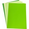 DJP 80GM Green Shade Tint Paper Pack - 5 Colours,100