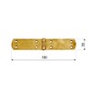 DMX - French Box Hinge Cross Hinges Furniture Hinges Wooden
