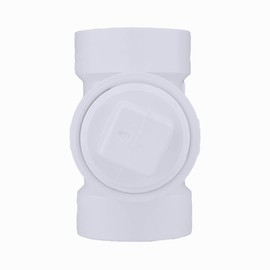 CHARLOTTE PIPE 1 1/2 DWV CLEANOUT TEE with Plug DWV (Drain, Waste and Vent) (1 Unit Piece)