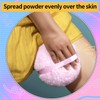Pink Large Powder Puff, Soft & Fluffy, Reusable, Ideal for