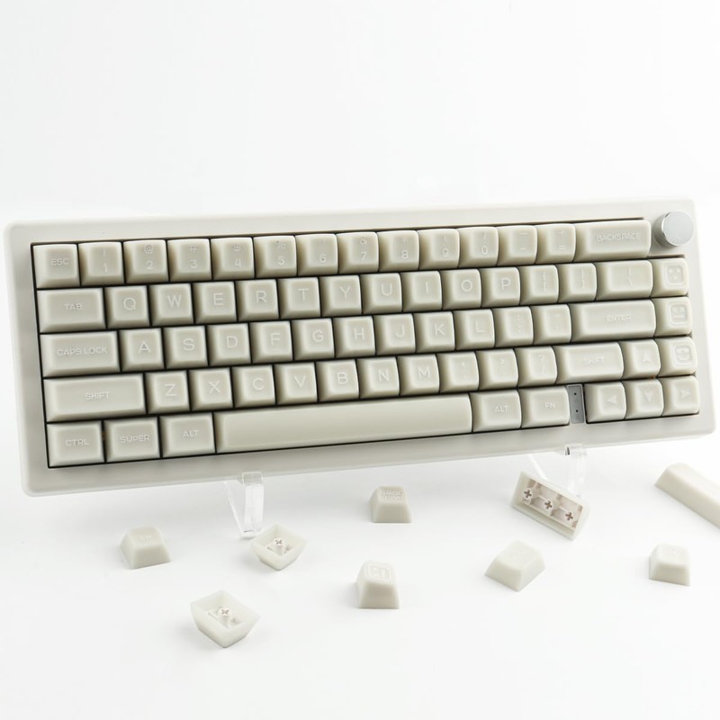 White Jade Keycaps 142 Keys Double Shot PBT Keycaps, SA