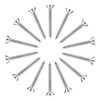 Powlankou 250 Pieces #6 X 3/4'' Phillips Countersunk Flat Head