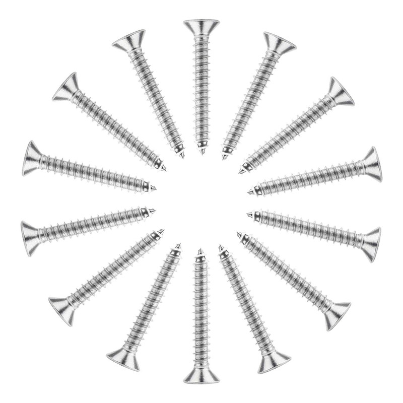 Powlankou 250 Pieces #6 X 3/4'' Phillips Countersunk Flat Head