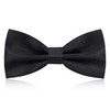 hzbaiyi Men's Bow Tie, Adjustable Bowtie, Classic Solid Color Pre-Tied