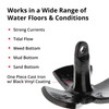 SeaSense River Boat Anchor - Ideal for Pontoons, Bass Boats