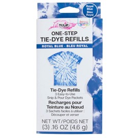 Tulip One-Step Tie-Dye Kit Dye Refill Packs, Royal Blue