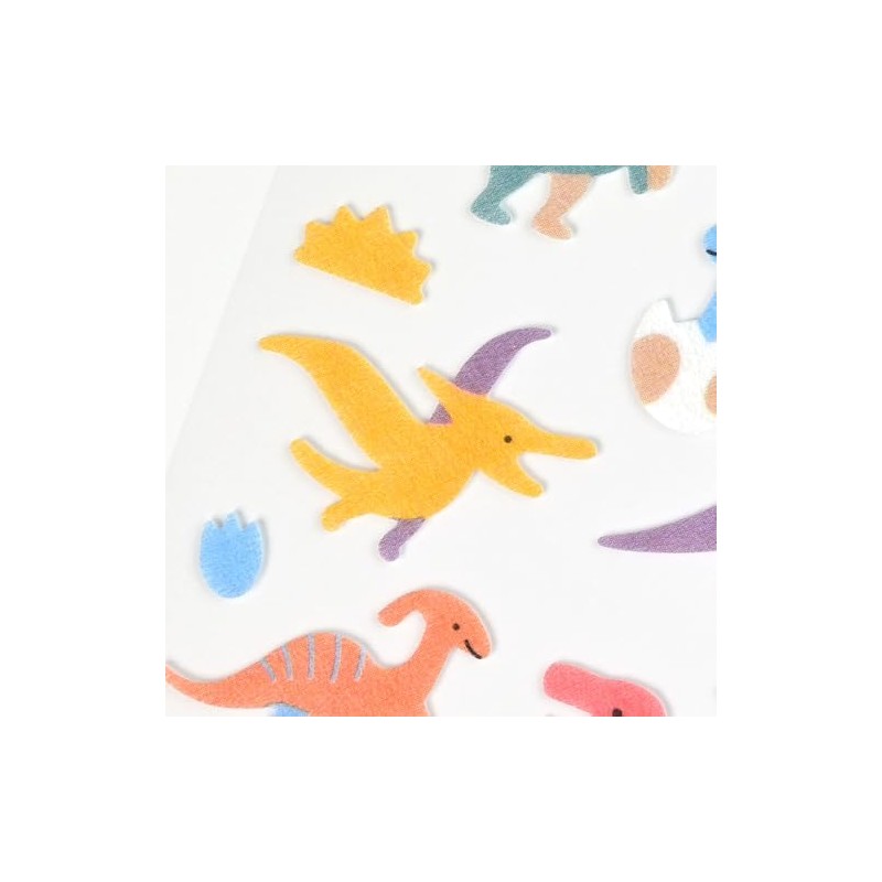 Nubby Large Non-Woven Sticker Dinosaur | Sticker Sticker, Non-Woven Fabric,