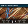 Highcraft PXINS012-10 1/2 in. PEX Insulator Cap, Isolates Pipe from
