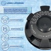 Poolzilla Chlorinator Replacement Lid Cover - Compatible with Hayward CLX200CA,