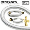Propane Brass 4 Port Tee Kit Propane Brass Tee Adapter
