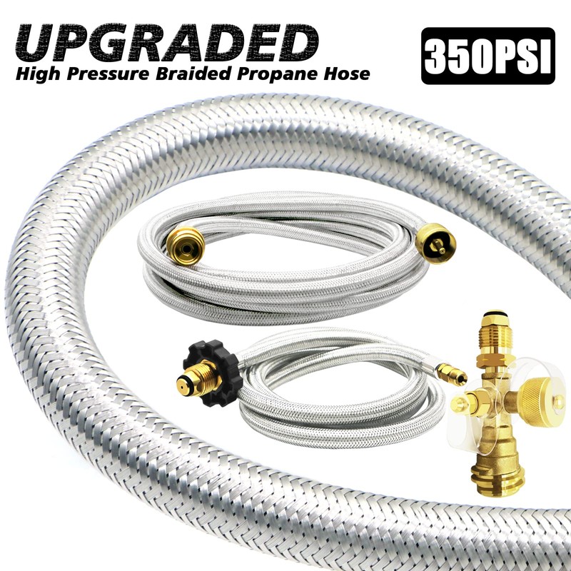 Propane Brass 4 Port Tee Kit Propane Brass Tee Adapter