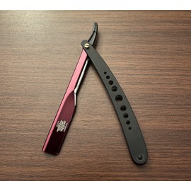 Premium Shaving and Groom Razor Mustache, Beard, Eyebrows Red and Black Design