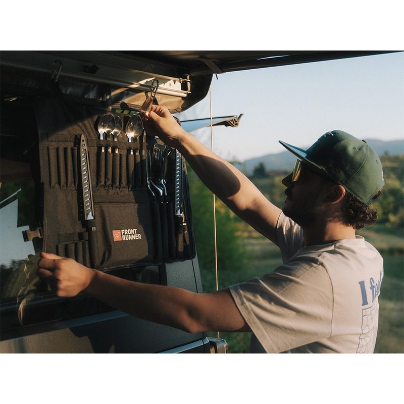 Front Runner Camp Kitchen Utensil Set Storage Bag (Black)