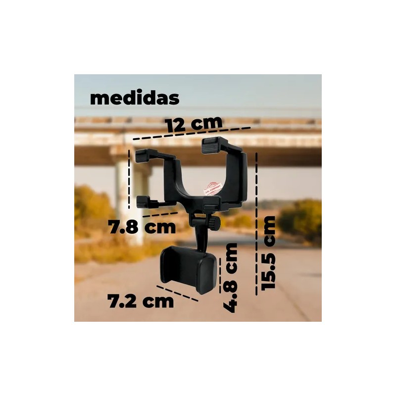 Soporte Base Celular Universal Para Espejo Retrovisor Auto