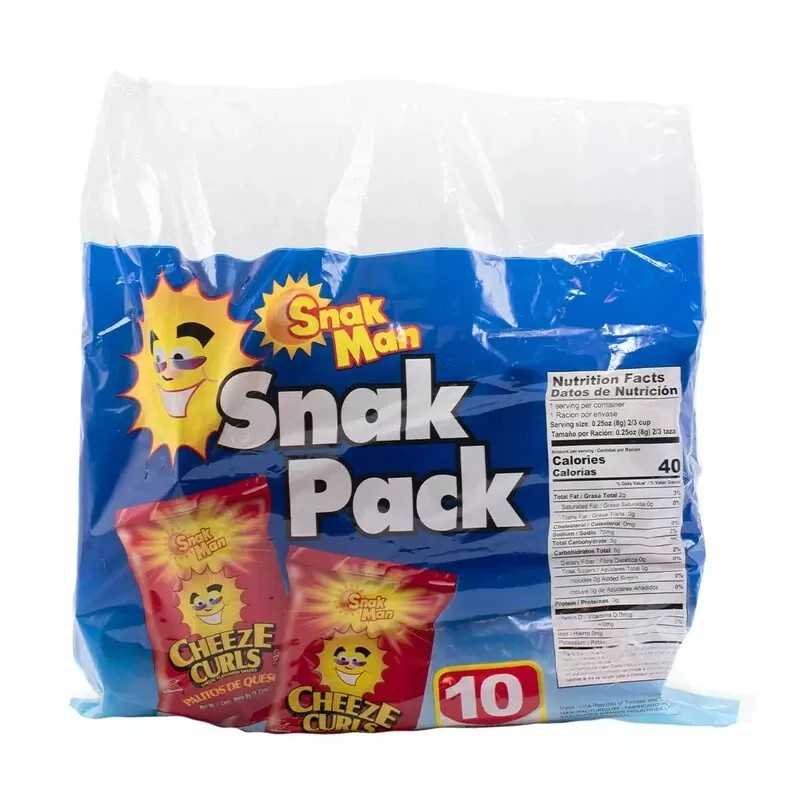 Snakman Cheeze Curls 10 Ct