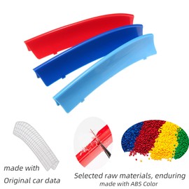 RPERZ grille color stripes Compatible car accessories 2009-2015 E84 X1 grille insert accessories 7-Beam