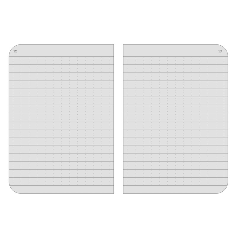 Rite in the Rain Weatherproof Mini-Stapled Notebook, 3 1/4" x