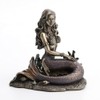 VERONESE DESIGN 6 Inch Tall Enchanted Song Mermaid Stting On