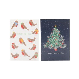 UK Greetings Multipack of 20 Christmas Cards for Him/Her/Friend - 4 Festive Designs