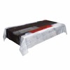 Tablecloth Black White Red Graffiti Table Cloth Rectangle Table 60