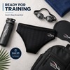 Men’s Competition Swim Briefs for Training – Quick-Dry Sharkskin-Style Athletic