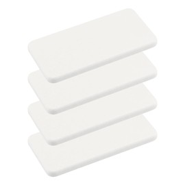 YILANJIN Coasters, 4 Pieces 16 x 8 cm Water Absorbent Diatomite Coasters for Kitchen, White Absorbent Coasters for Drinks, Absorbent Stone Tray for Cups, Cosmetics, Hand Soap