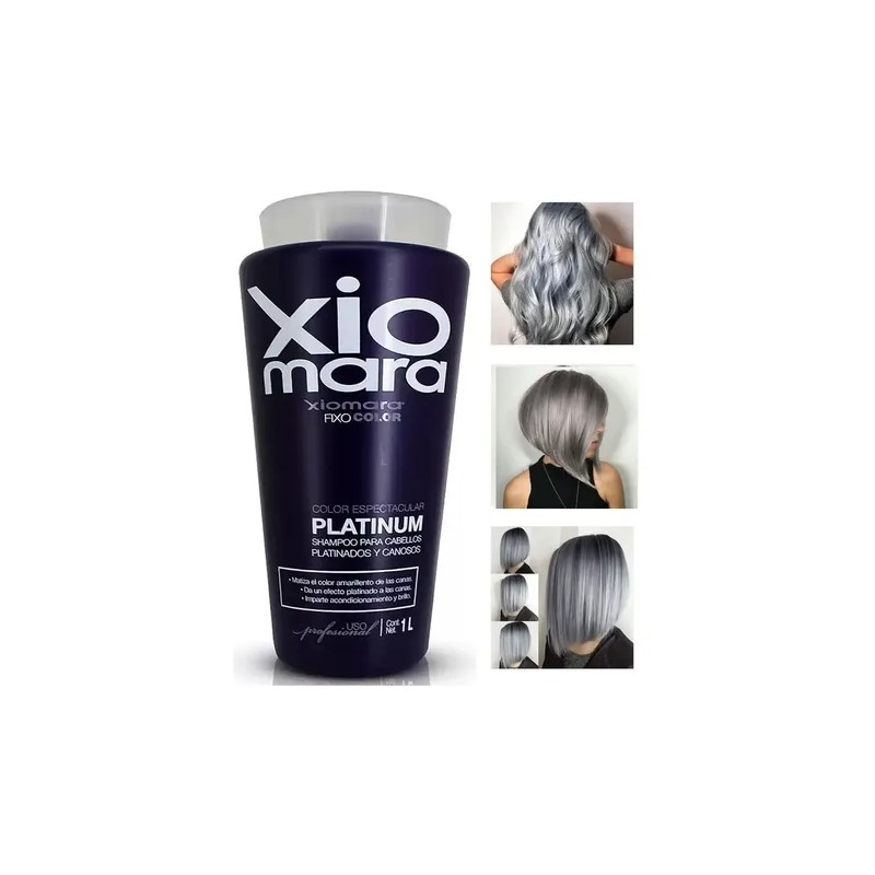 Shampoo Matizador De Canas Profesional Xiomara 1 Lt