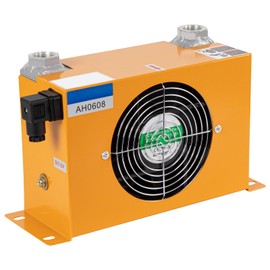 AH0608T-CA Hydraulic Oil Air Cooler Radiator 12V 38W 60L/min,Cooling Accessories Tool