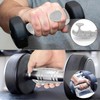 Rubber Gym Grips Fingerless Workout Grips - Ergonomic Rubber Hand