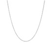 apop nyc Thin Sterling Silver Rolo Chain Necklace 18 inch